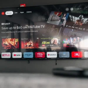 conference room with screen